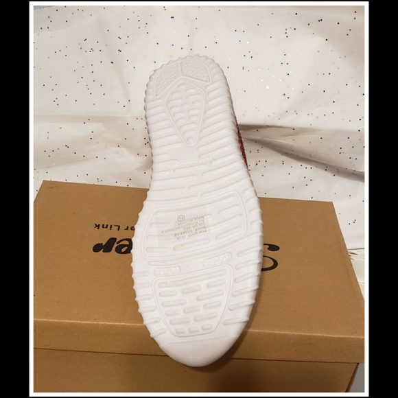 🎉❤Cherry Red Glitter Sneakers❤🎉 - Picture 12 of 12